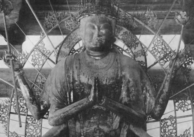【国宝仏像】不空羂索観音立像【東大寺法華堂】の解説と写真