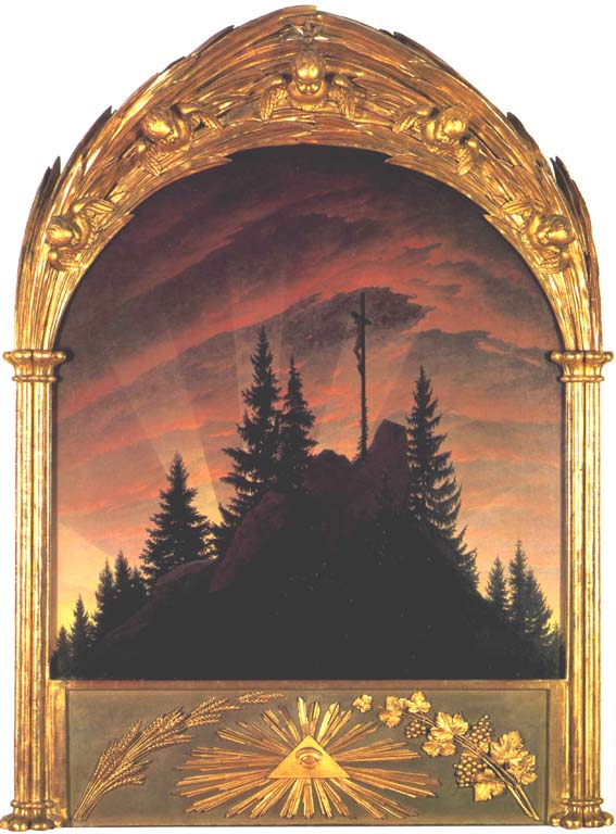 「山上の十字架（テッチェン祭壇画）」解説。特集：カスパー・ダーヴィト・フリードリヒ